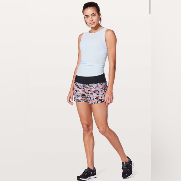 Lululemon Run Times Short II Inversion Multi / Black - Picture 5 of 7